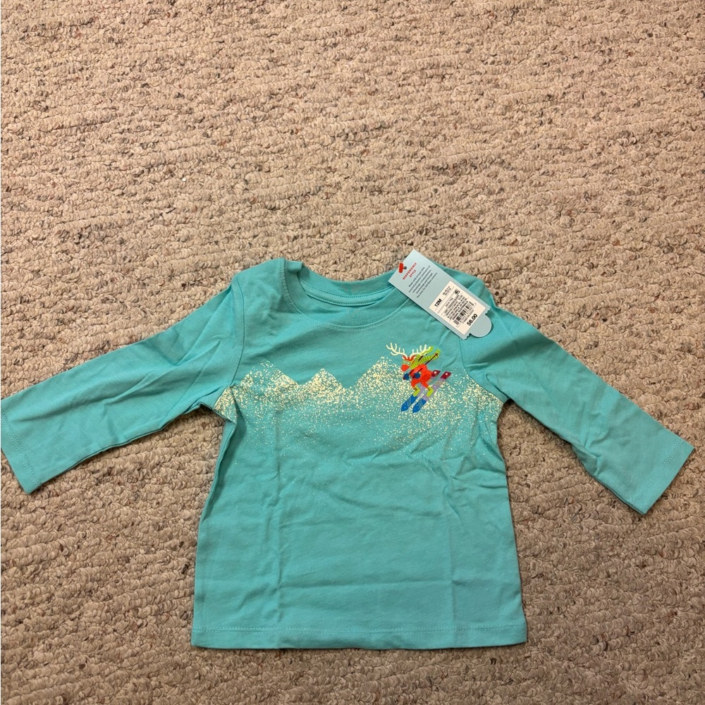 Kids Blue Long Sleeve Shirt